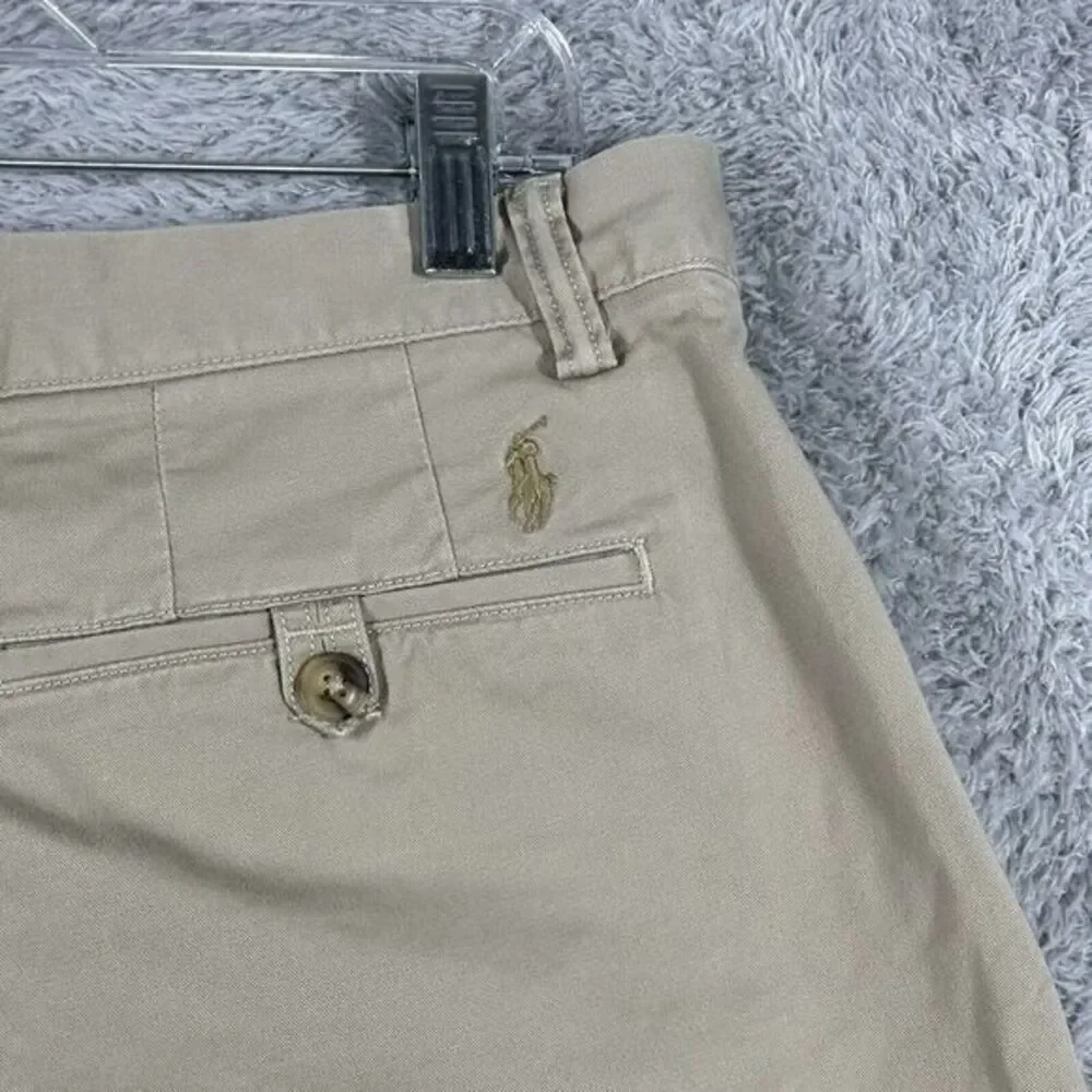 Polo Ralph Lauren Shorts Mens 34 Tan The Polo Chino Stretch Classic Cotton Twill